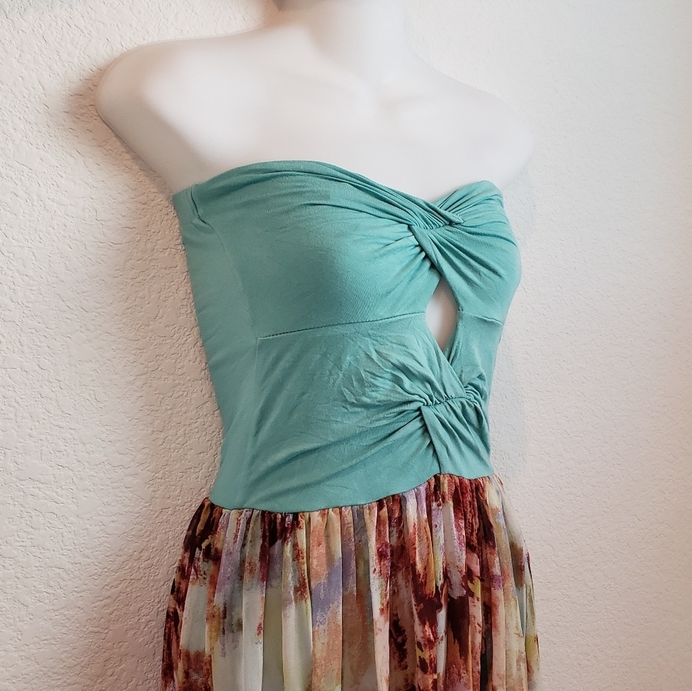 Remain Brand Strapless Maxi Dress sz Small